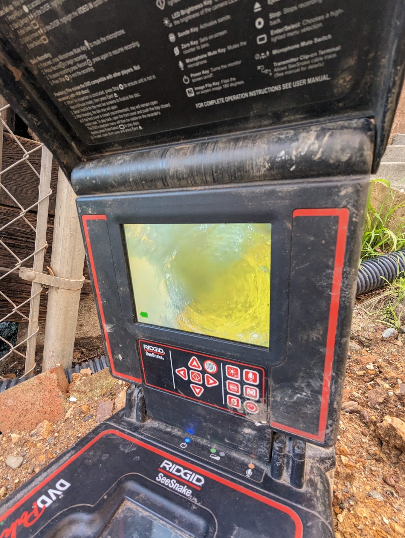 RIDGID SeeSnake on the job